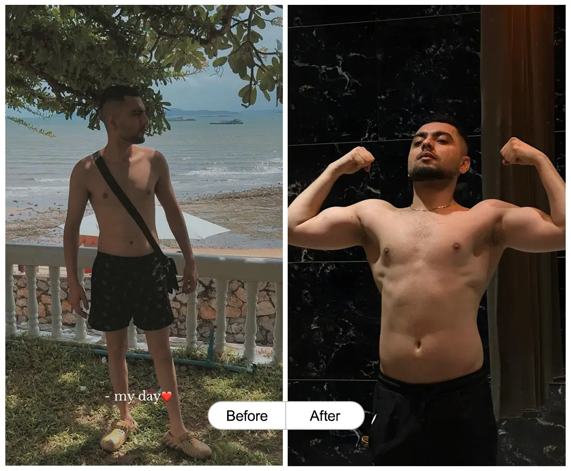Parvesh before and after transformation